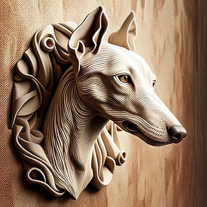 Animals Russian Greyhound dog